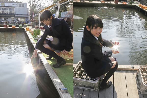 Intertwined bare feet and stockings